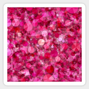 Razzle Dazzle Raspberry Abstract Sticker